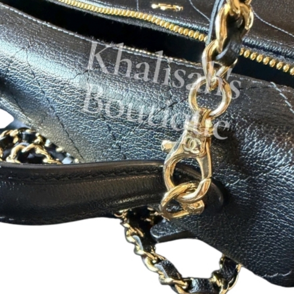 New in Box! Rare CHANEL CC SLIM VANITY CASE 26P QUILTED GOATSKIN Leather Fullset - Picture 11 of 16